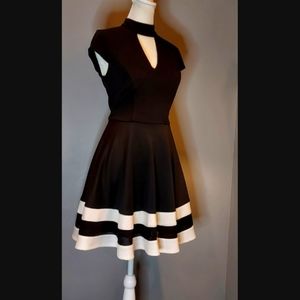 Jodi Kristopher Black & White Party Dress Size 1